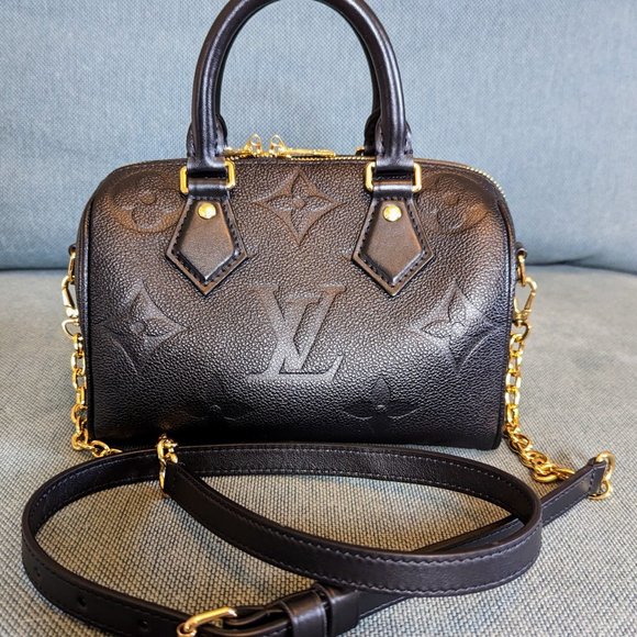 Empreinte Monogram Giant Speedy Bandouliere 20 Black - LIKE NEW! - Picture 1 of 11